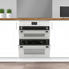 Built under Hotpoint Double oven in white - 4