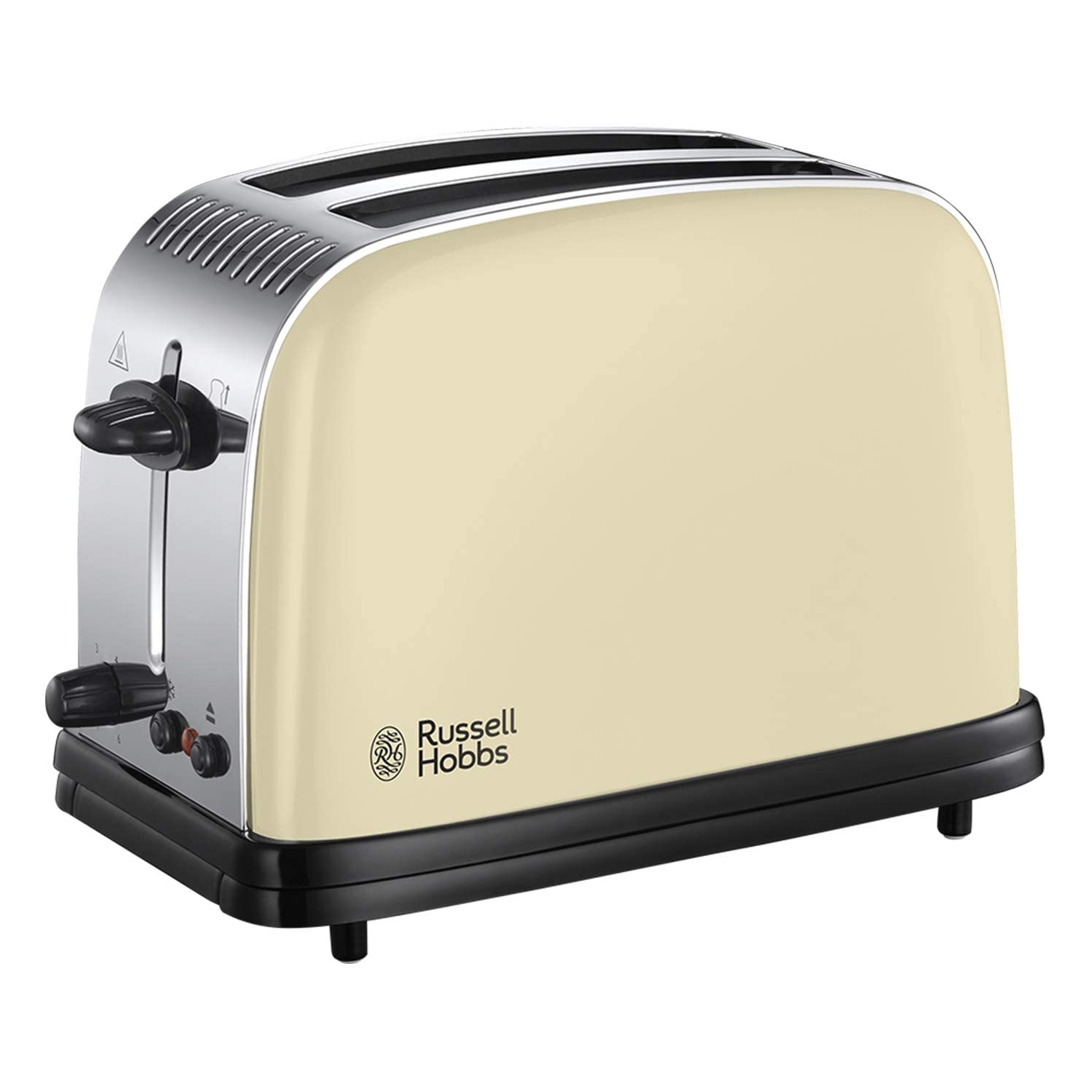 Russell Hobbs stainless steel cream 2 slice toaster  - 3
