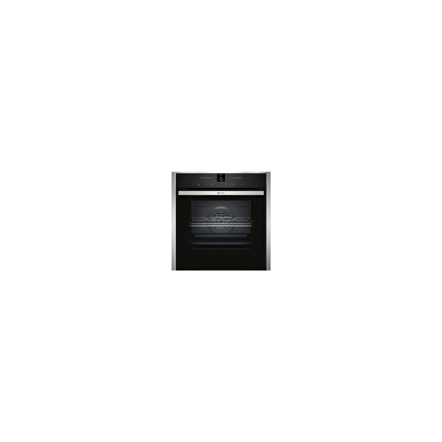 Neff B57CR22NOB Pyrolytic Slide And Hide 59.5cm Built In Oven - Stainless Steel - 0