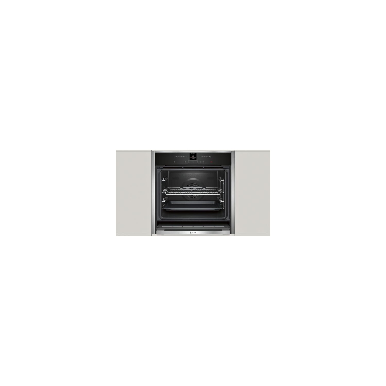 Neff B57CR22NOB Pyrolytic Slide And Hide 59.5cm Built In Oven - Stainless Steel - 4