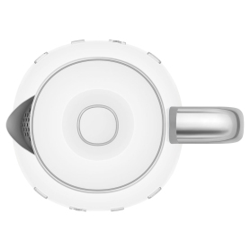 White Mini Electric Kettle Cordless. 0.8 Litre. 1400w 50's Style - 2