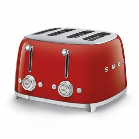 Smeg TSF03RDUK 4 Slice Toaster Red Retro Style