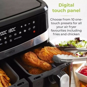 Tower T17088 9 Litre Dual Drawer Air Fryer - 7