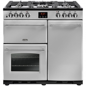 Belling 4444444122 90cm Farmhouse Dual Fuel in silver  (UNBOXED ON SHOP FLOOR)