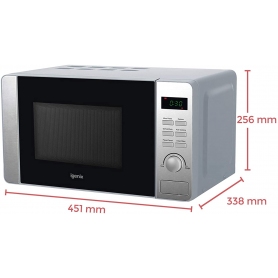 Igenix stainless steel 20L microwave