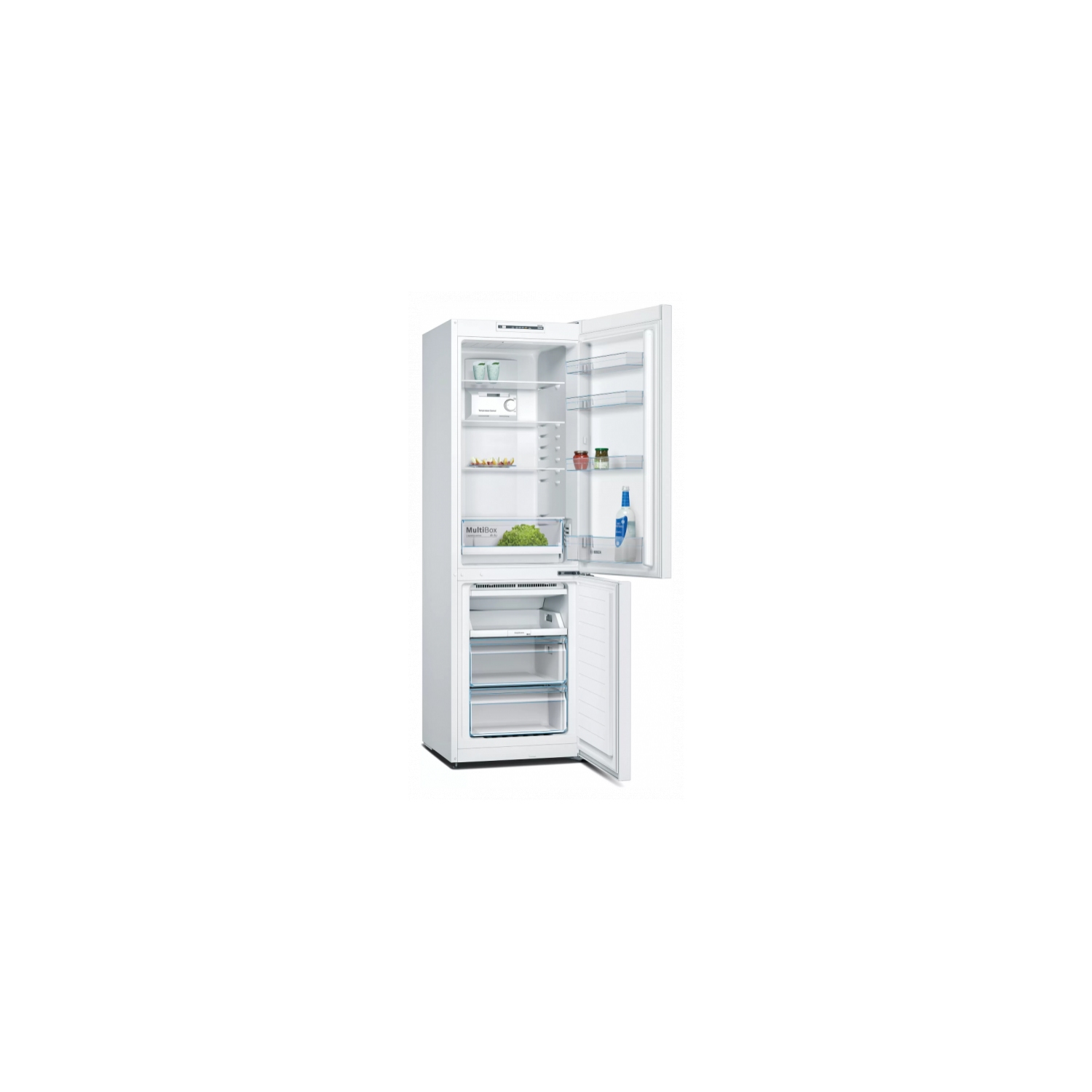 Bosch 186cm tall fridge freezer - 0