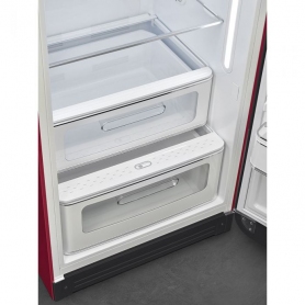 Ruby Red Right Hinged Retro-Style Fridge With Ice Box (unboxed on the shop floor) - 1